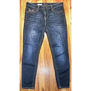 Kut from the Kloth Womens Jeans Sz 6 Blue Denim Brigitte Ankle Skinny